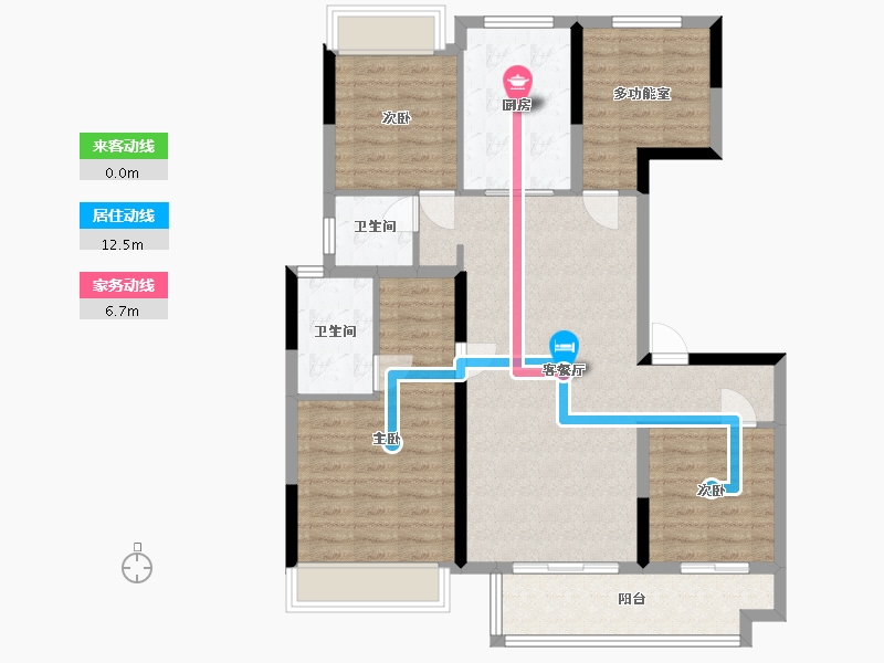 广东省-东莞市-金地名著-101.88-户型库-动静线