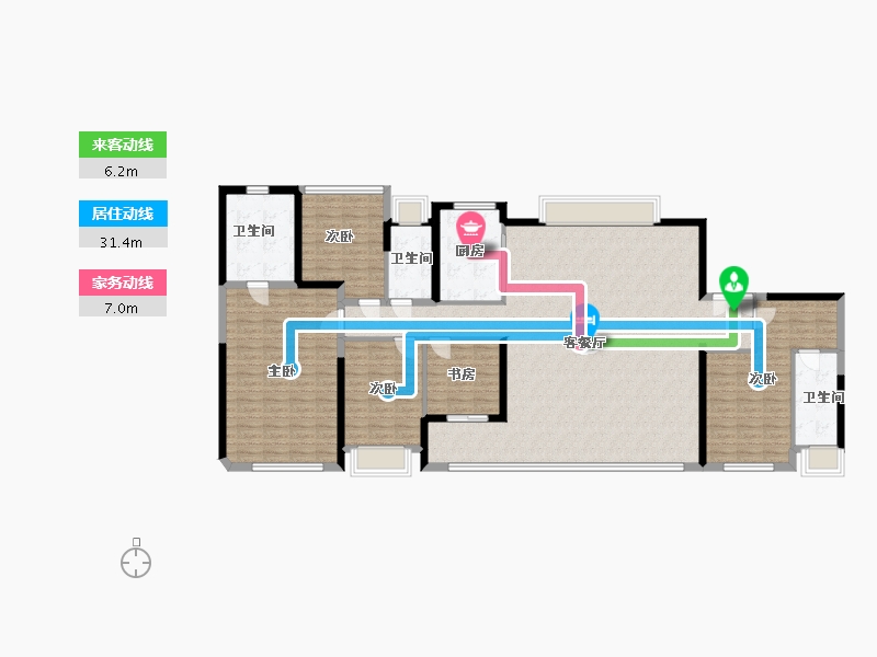 福建省-厦门市-天琴海-172.00-户型库-动静线