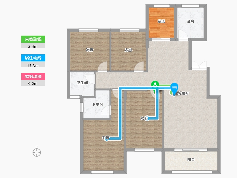 湖北省-咸宁市-文博园-113.96-户型库-动静线