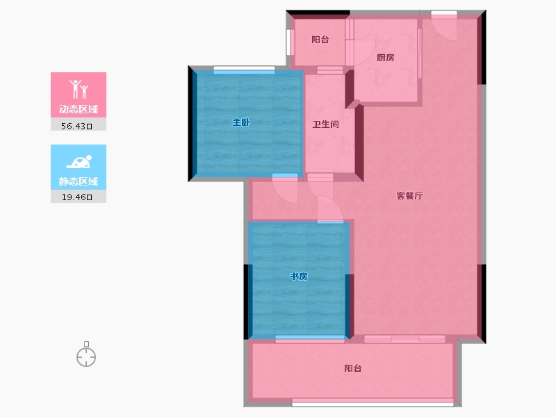 河南省-周口市-万基-67.35-户型库-动静分区