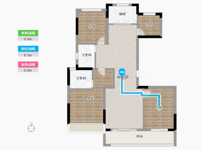 浙江省-温州市-德信天宸-101.00-户型库-动静线