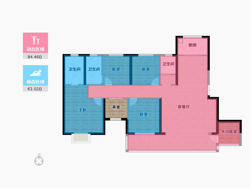 山西省-晋中市-文旅·云溪里-138.09-户型库-动静分区