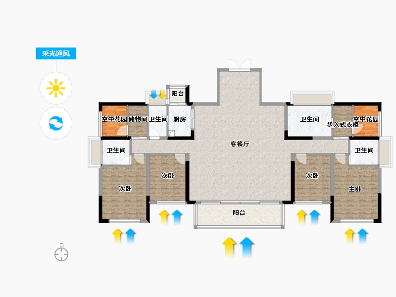 广东省-清远市-君临苑-209.00-户型库-采光通风