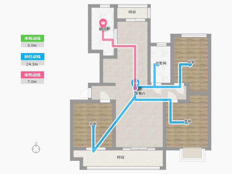 河南省-开封市-建业花园里-92.00-户型库-动静线