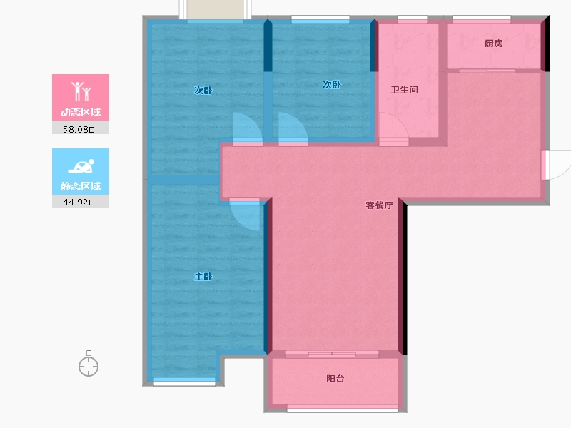 河南省-商丘市-育新苑-92.00-户型库-动静分区