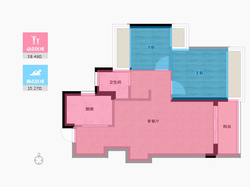 广东省-深圳市-招商蛇口会展湾雍境-47.45-户型库-动静分区