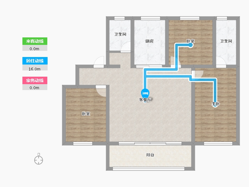 河南省-鹤壁市-科好君邻书院-98.40-户型库-动静线