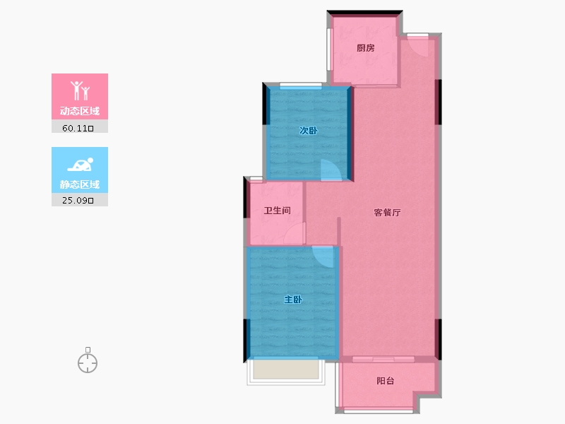 河南省-南阳市-正商如意宽境-76.93-户型库-动静分区