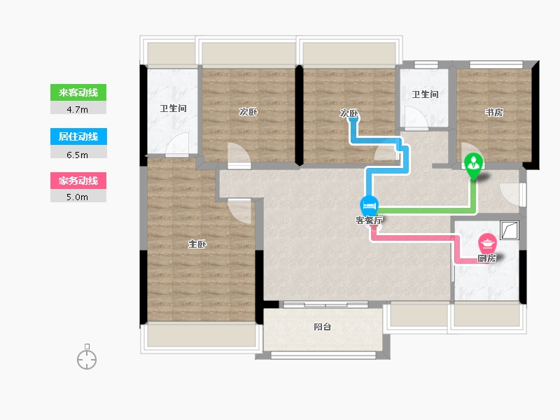 广东省-珠海市-山东健康·香府一品-100.00-户型库-动静线