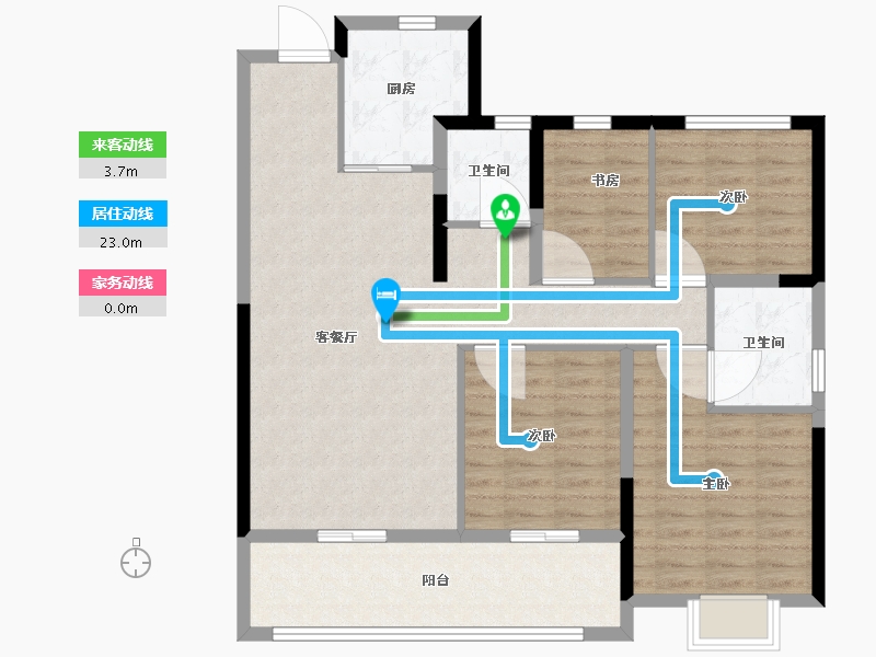 安徽省-合肥市-保利和光熙悦-100.00-户型库-动静线