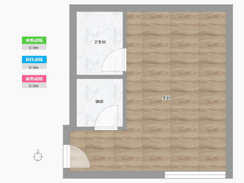 陕西省-西安市-御笔华庭-26.80-户型库-动静线