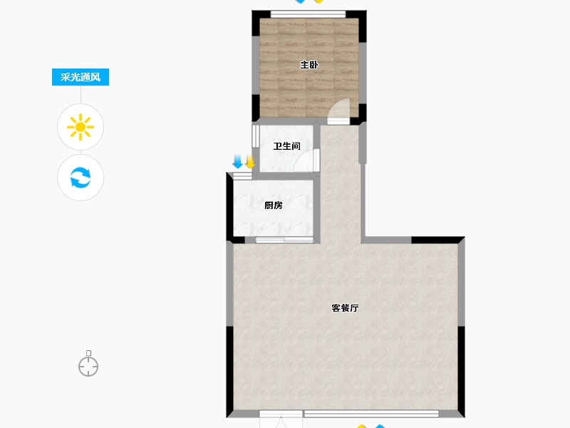 四川省-成都市-中交统建锦江九章-72.13-户型库-采光通风