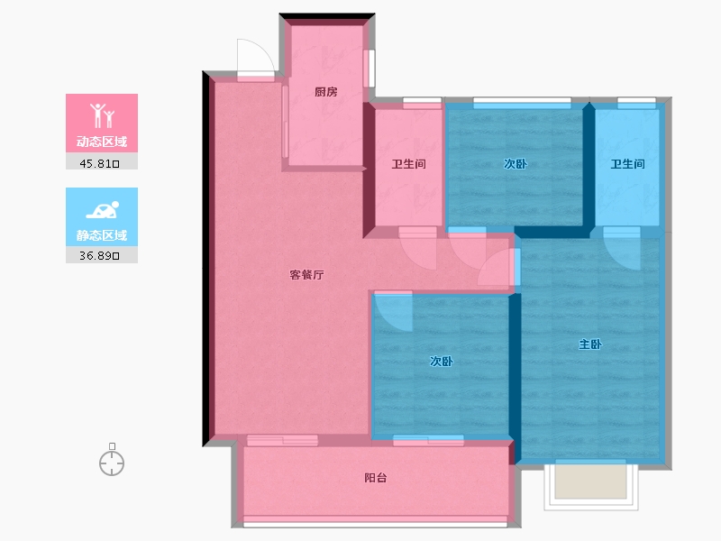 广西壮族自治区-钦州市-人和大地-72.50-户型库-动静分区