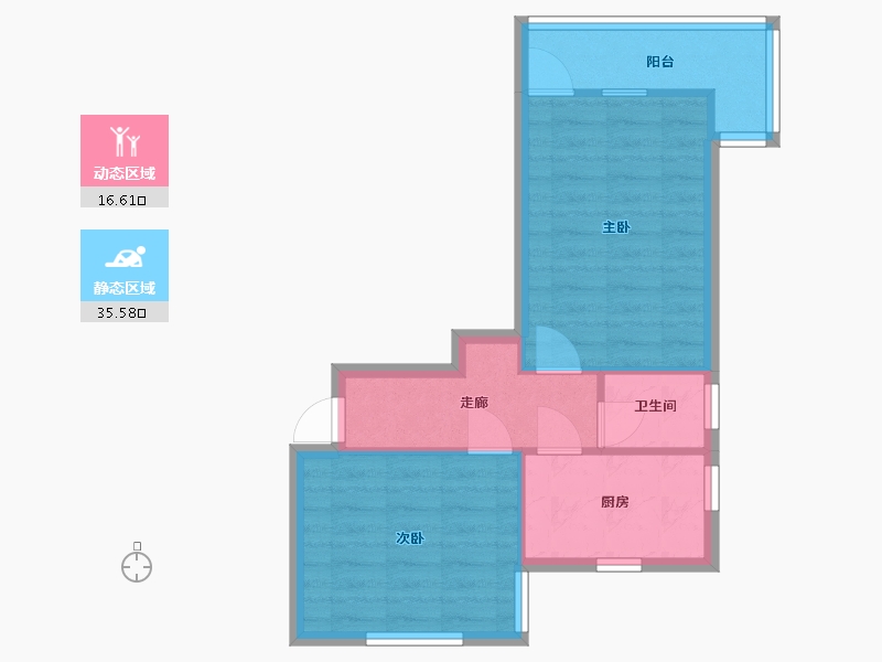 山东省-青岛市-泰州一路-48.20-户型库-动静分区