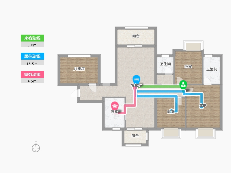 广西壮族自治区-南宁市-荣和伍壹大道-102.26-户型库-动静线