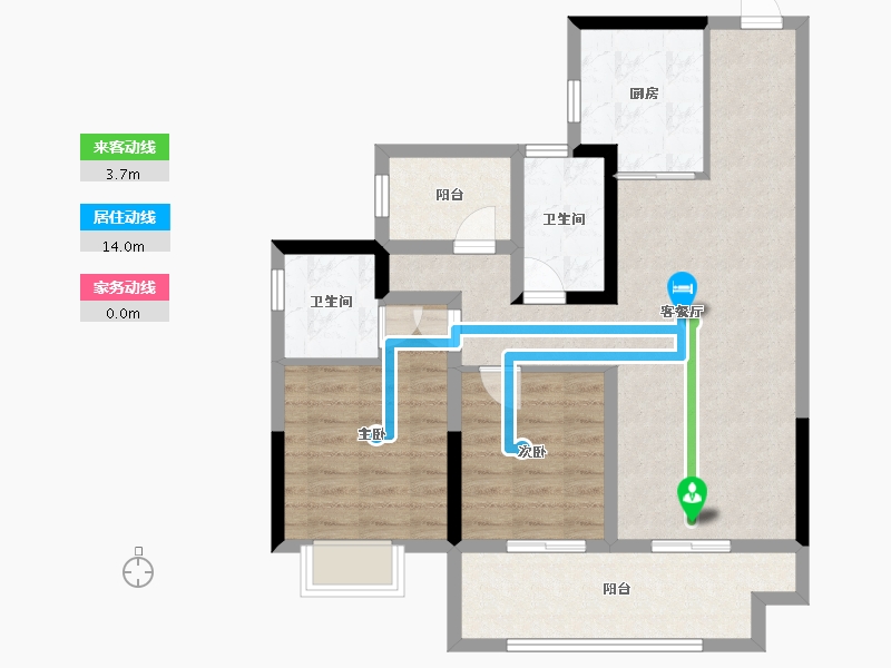 广东省-佛山市-中建壹品鄂旅投东湖学府-81.41-户型库-动静线