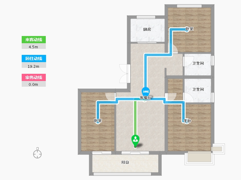 河北省-廊坊市-中交·上和苑-92.79-户型库-动静线