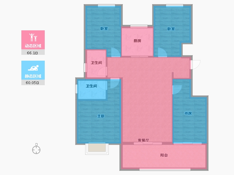 青海省-西宁市-中海·开元壹号丨紫宸-114.90-户型库-动静分区