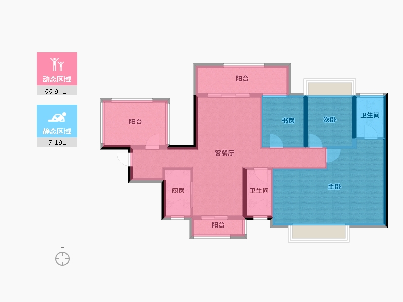 广西壮族自治区-南宁市-金地美域国际-101.99-户型库-动静分区