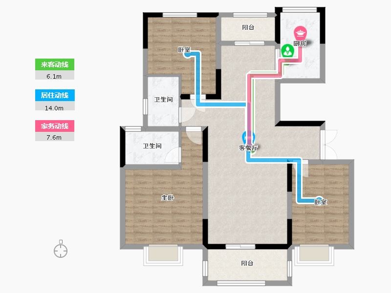 河南省-安阳市-建业成-108.00-户型库-动静线