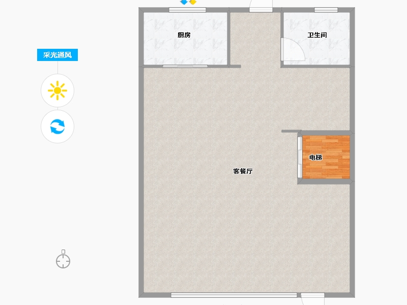 浙江省-嘉兴市-锦望名邸-144.00-户型库-采光通风