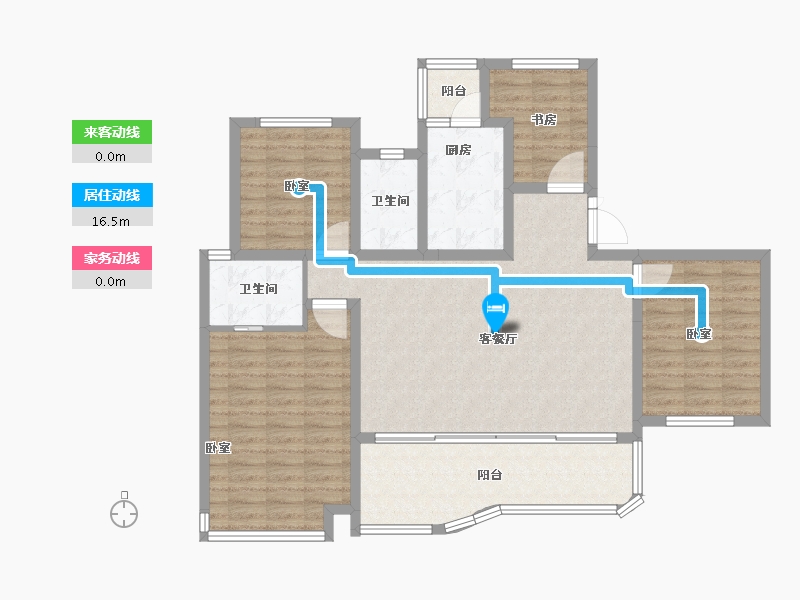 四川省-成都市-空港发展云璟铂樾-111.99-户型库-动静线