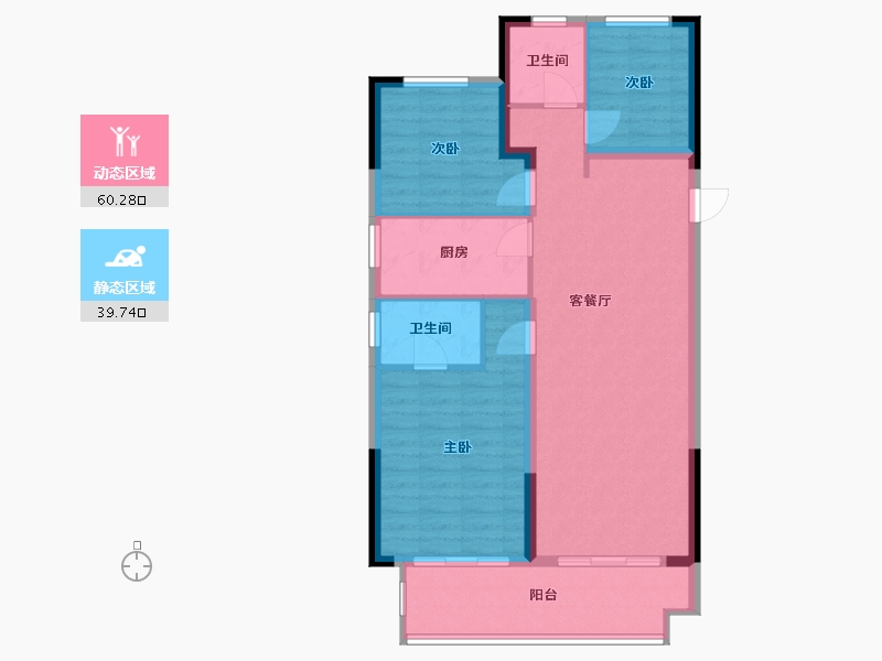 陕西省-汉中市-三盛天悦-99.20-户型库-动静分区