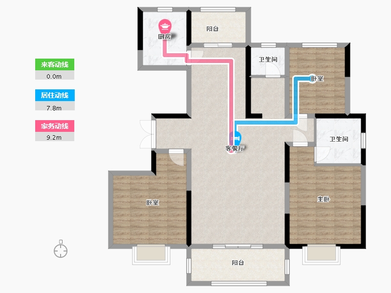 河南省-三门峡市-灵宝·阳光城-123.32-户型库-动静线