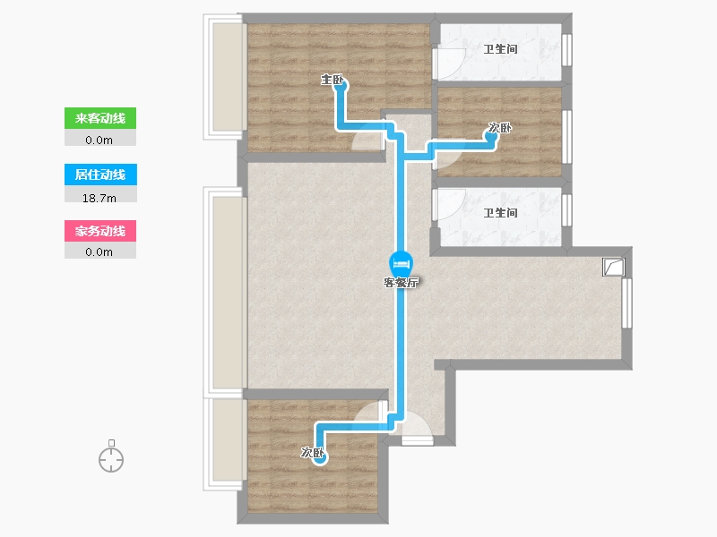 内蒙古自治区-赤峰市-如意府徐姨-102.40-户型库-动静线