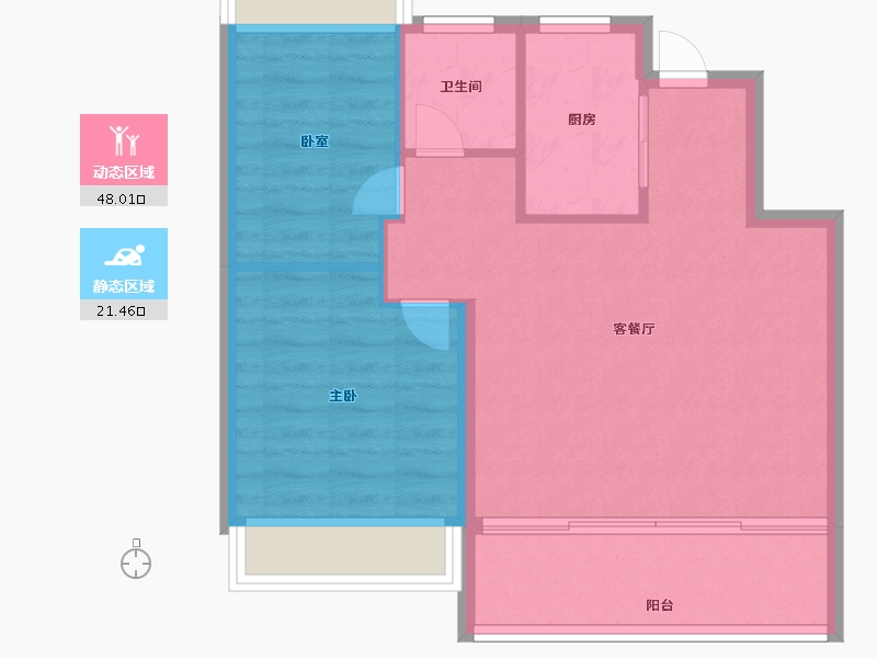 上海-上海市-金融街金悦府-63.20-户型库-动静分区