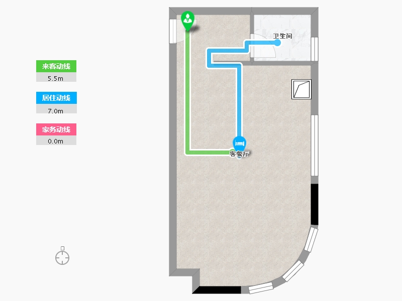 湖南省-长沙市-澳海云天赋-57.00-户型库-动静线