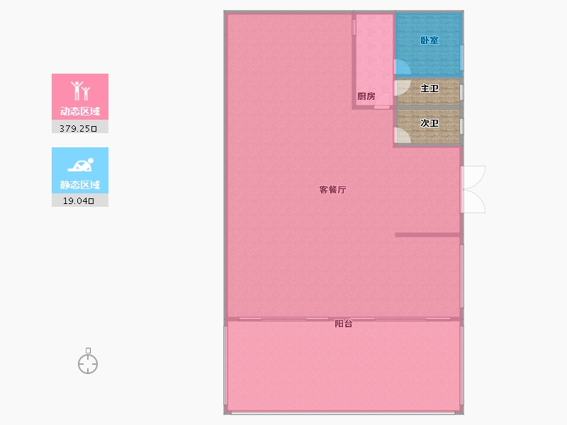 四川省-成都市-锦江赋-401.25-户型库-动静分区