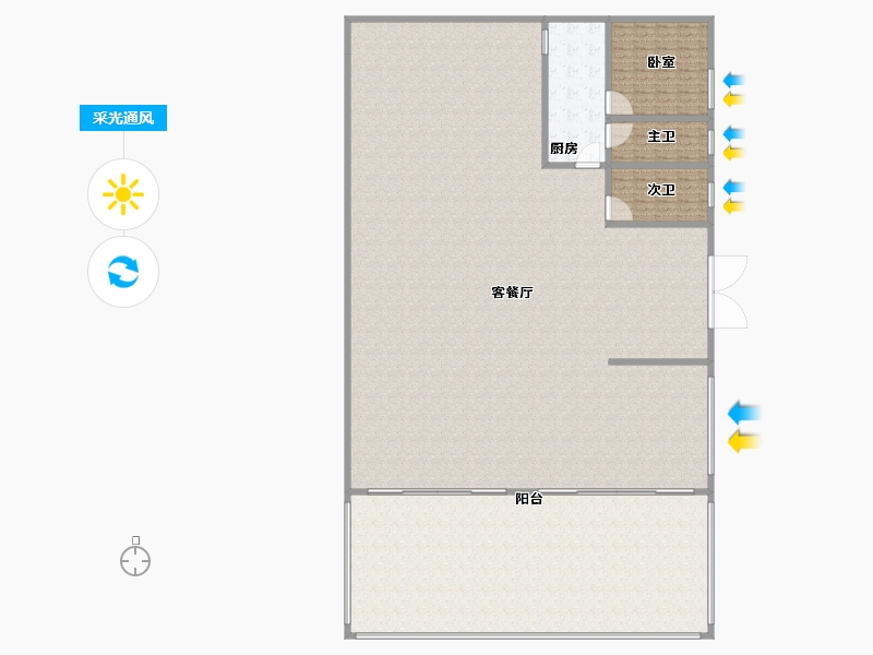 四川省-成都市-锦江赋-401.25-户型库-采光通风