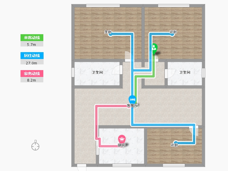 江苏省-连云港市-香江悦湖春天-87.44-户型库-动静线