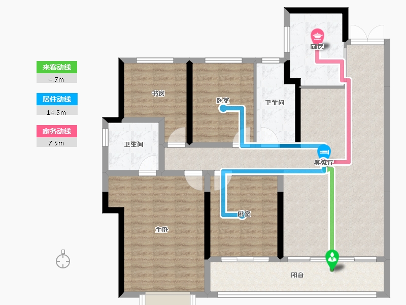 山东省-青岛市-青啤静澜山-120.14-户型库-动静线