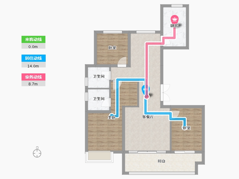 河北省-保定市-玉兰九赋-95.03-户型库-动静线