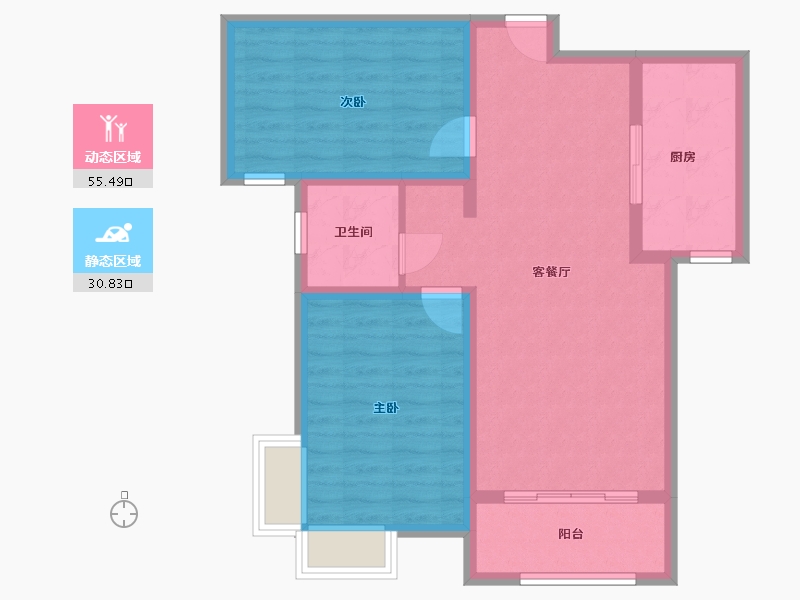 河北省-保定市-玉兰九赋-77.26-户型库-动静分区