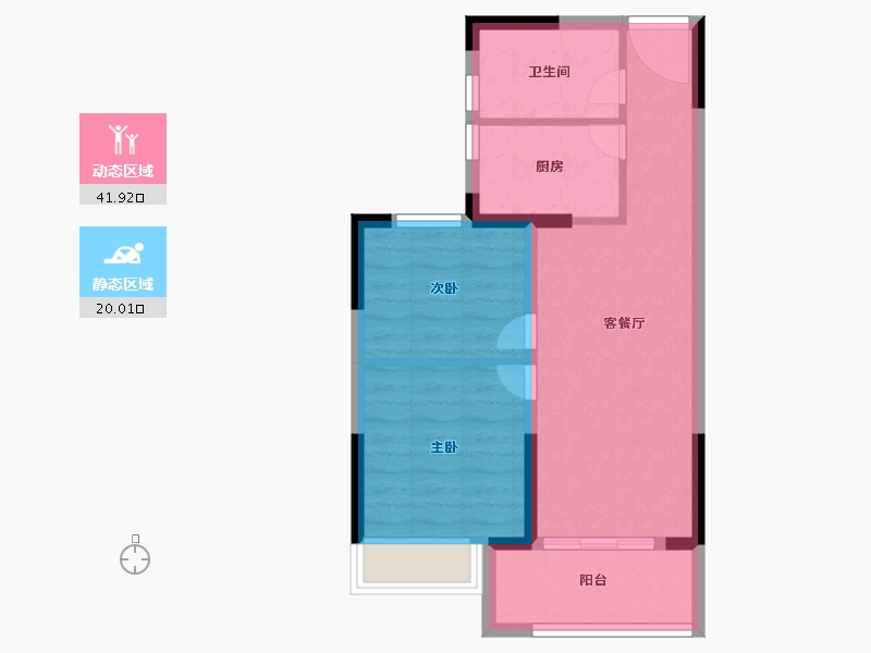 浙江省-杭州市-才泊嘉院（人才共有产权）-55.00-户型库-动静分区