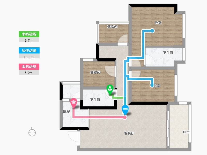 四川省-成都市-君悦时代-85.79-户型库-动静线