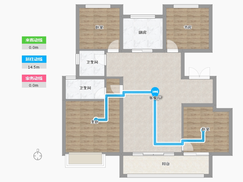 河北省-保定市-金樾万象-106.03-户型库-动静线