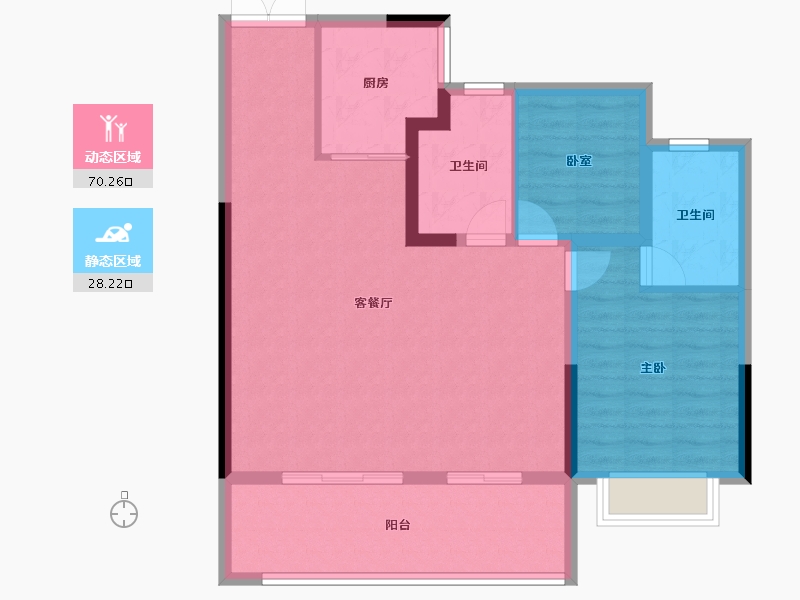 安徽省-合肥市-保利珺悦-89.25-户型库-动静分区