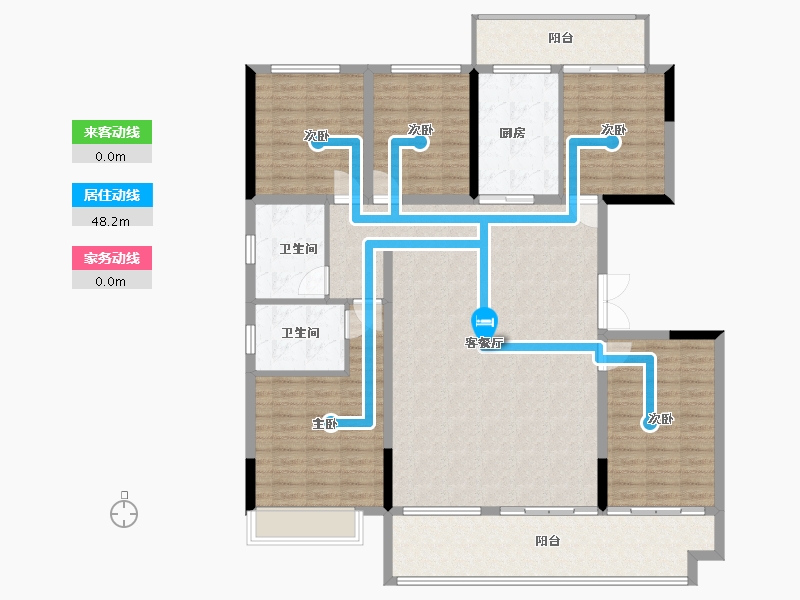 河南省-南阳市-正商如意宽境-159.00-户型库-动静线