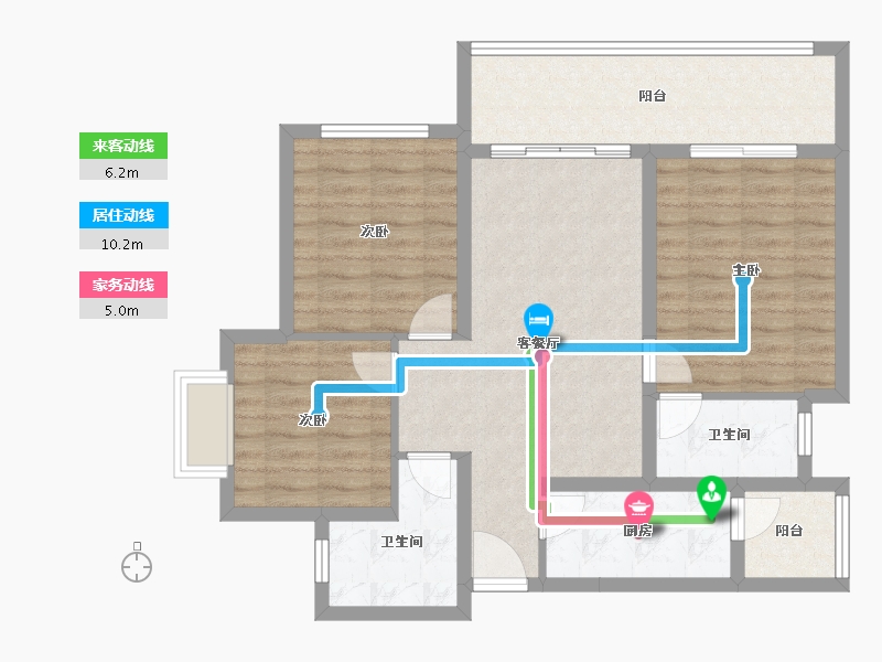 四川省-成都市-天府半岛-86.59-户型库-动静线