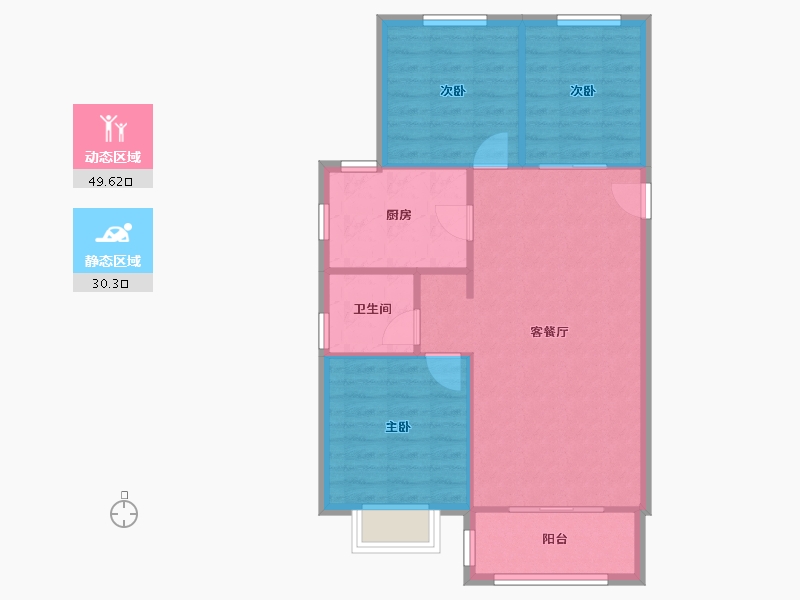 河北省-廊坊市-早安北京-68.83-户型库-动静分区