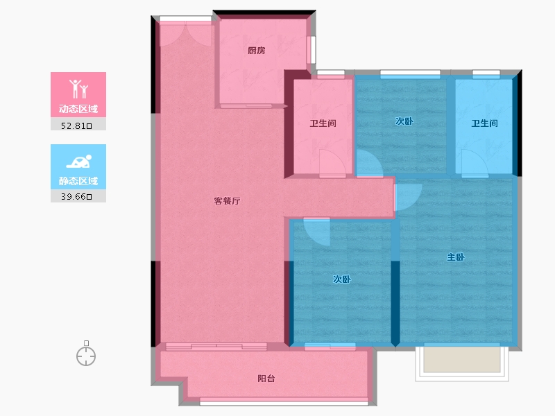 江西省-上饶市-嘉福未来城-83.17-户型库-动静分区