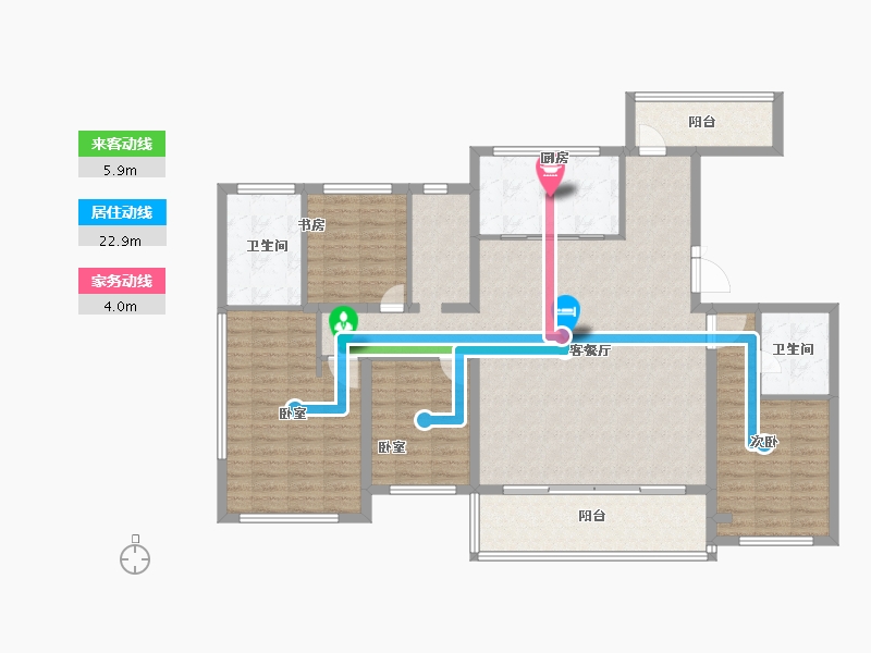 四川省-成都市-中国铁建西派城央-133.48-户型库-动静线