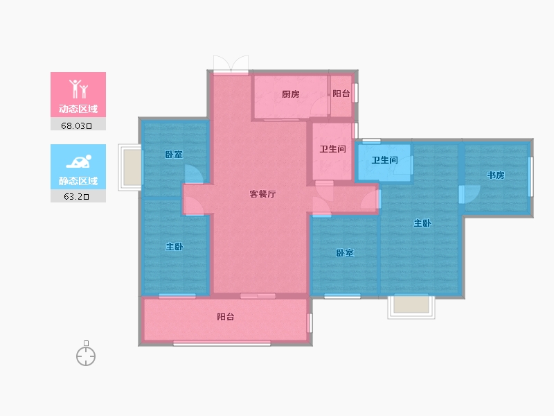 广西壮族自治区-南宁市-霖峰壹号-115.20-户型库-动静分区