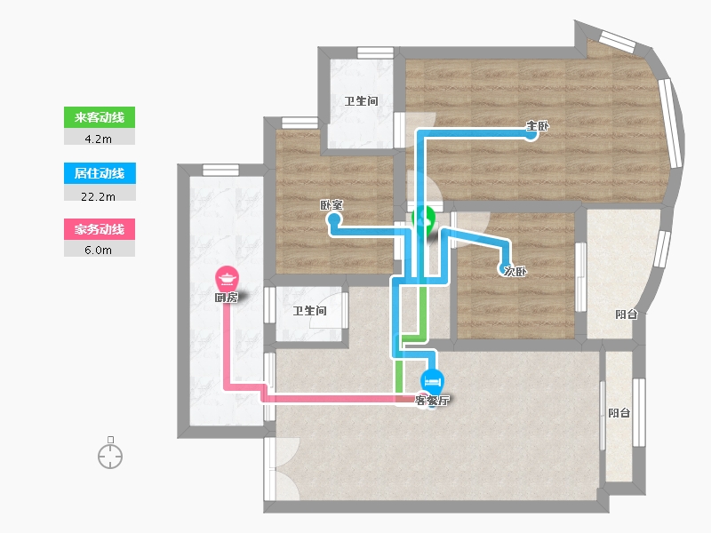 四川省-南充市-信智城-69.21-户型库-动静线