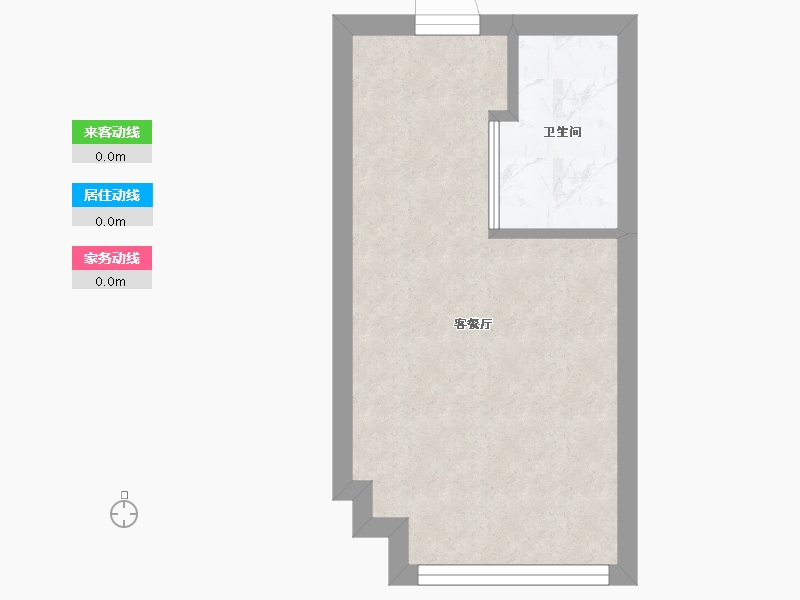 江苏省-南京市-雨花客厅-25.31-户型库-动静线