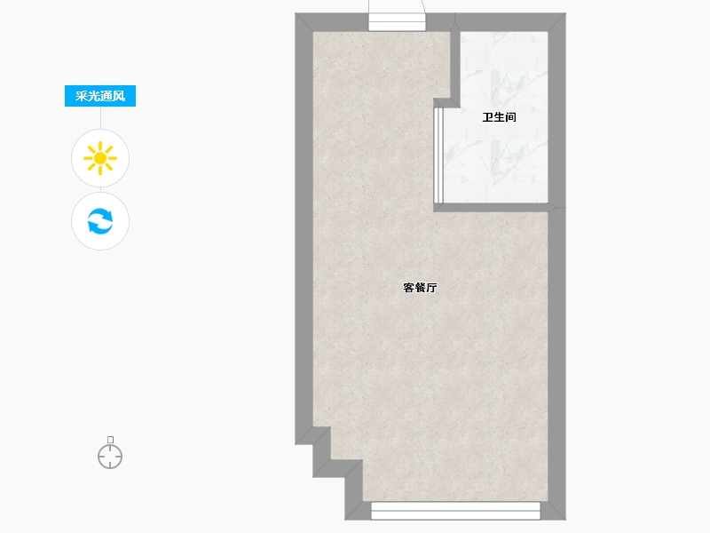 江苏省-南京市-雨花客厅-25.31-户型库-采光通风